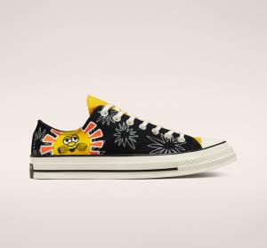 Trampki Niskie Converse Chuck 70 Sunny Floral Czarne | CV-602TGR