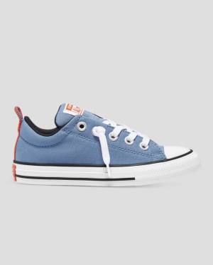 Trampki Niskie Converse Chuck Taylor All Star Streetwear Slip Niebieskie | CV-726UQY