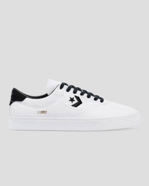Trampki Niskie Converse Louie Lopez Pro Roll Up Białe | CV-654TUF