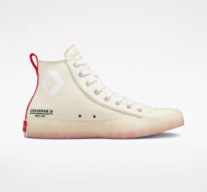 Trampki Wysokie Converse UNT1TL3D Beżowe Białe | CV-180ERU
