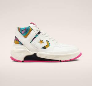 Trampki Wysokie Converse Weapon CX '90s Marbled Białe Różowe Czarne | CV-410ZWS