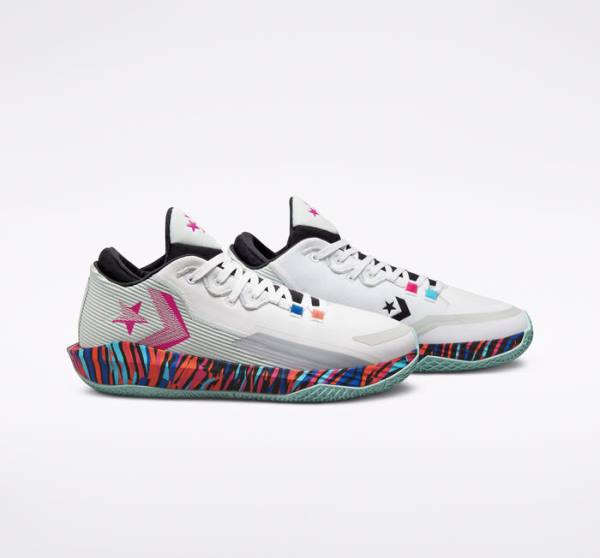 Buty Do Koszykówki Converse All Star BB Jet Białe Głęboka Srebrne Głęboka | CV-150MXK