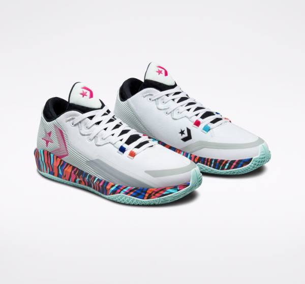 Buty Do Koszykówki Converse All Star BB Jet Białe Głęboka Srebrne Głęboka | CV-150MXK