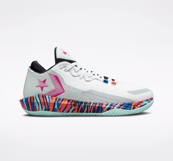 Buty Do Koszykówki Converse All Star BB Jet Białe Głęboka Srebrne Głęboka | CV-150MXK