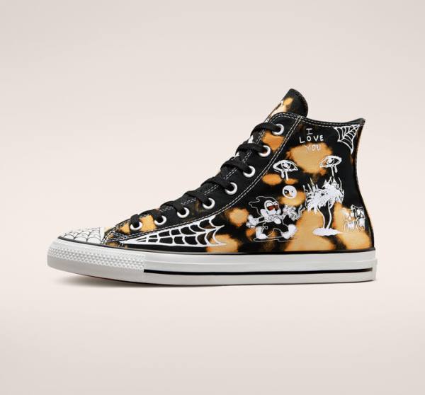Buty Skate Converse CONS Chuck Taylor All Star Pro Sean Pablo Czarne Białe | CV-190MEF
