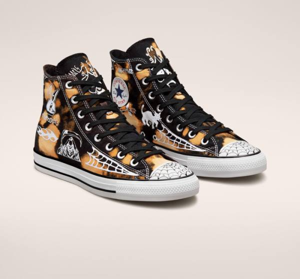 Buty Skate Converse CONS Chuck Taylor All Star Pro Sean Pablo Czarne Białe | CV-190MEF