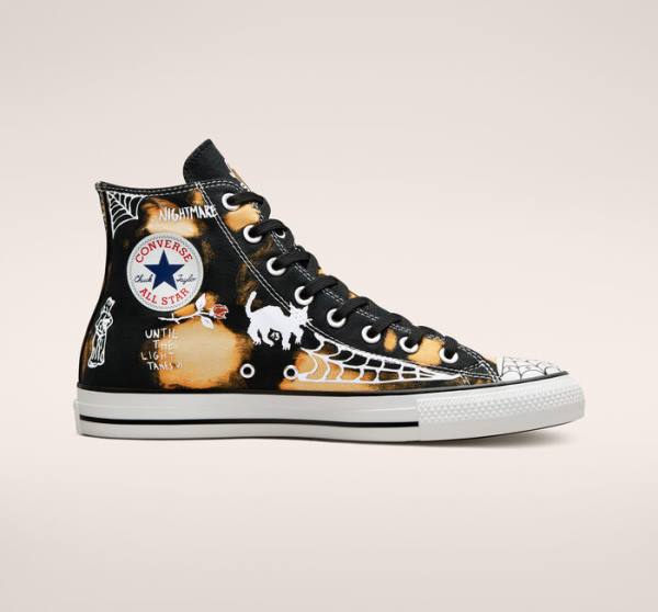 Buty Skate Converse CONS Chuck Taylor All Star Pro Sean Pablo Czarne Białe | CV-190MEF
