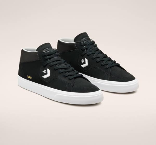 Buty Skate Converse CONS Louie Lopez Pro Mid Czarne Białe | CV-481PCI