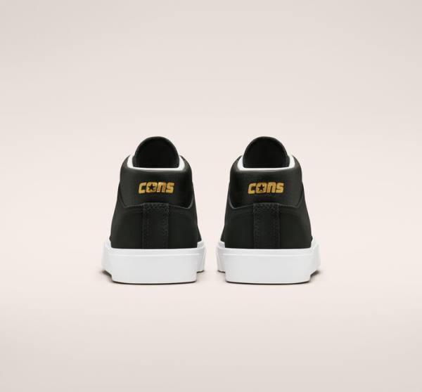 Buty Skate Converse CONS Louie Lopez Pro Mid Czarne Białe | CV-481PCI