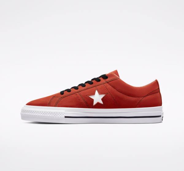 Buty Skate Converse CONS One Star Pro Zamszowe Czarne Białe | CV-489ULD
