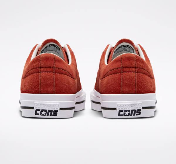 Buty Skate Converse CONS One Star Pro Zamszowe Czarne Białe | CV-489ULD