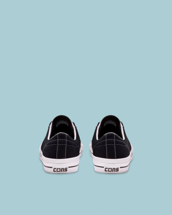 Trampki Niskie Converse CONS One Star Pro Zamszowe Czarne | CV-245HPF