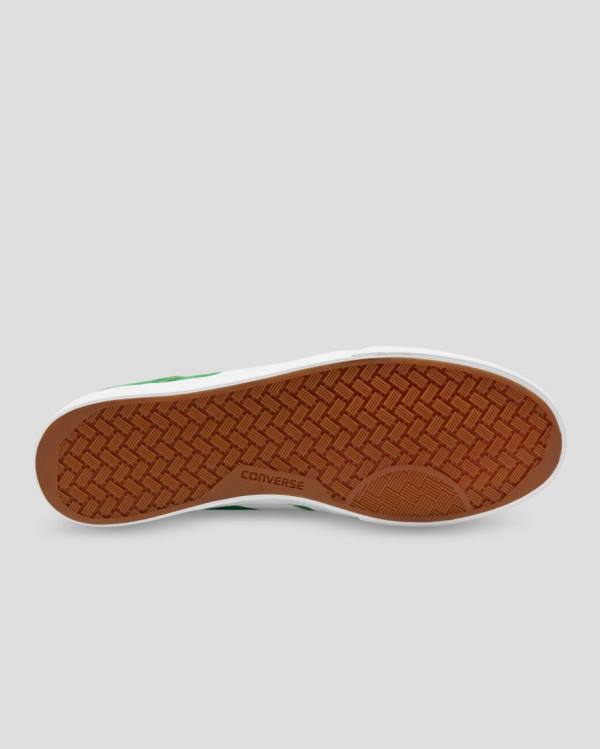 Trampki Niskie Converse Checkpoint Pro Pigskin Zamszowe Zielone | CV-389JAF