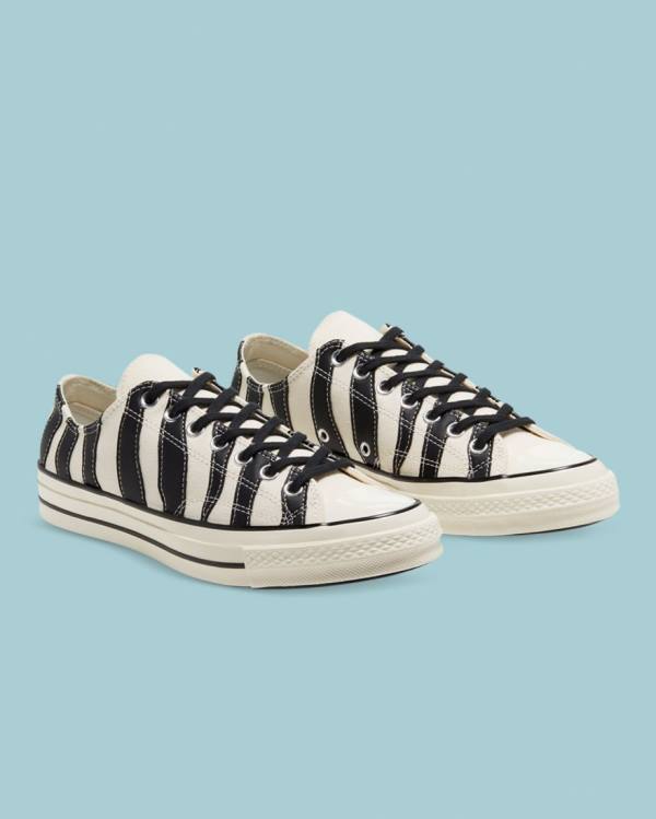 Trampki Niskie Converse Chuck 70 Archive Zebra Overlay Beżowe | CV-189IRG