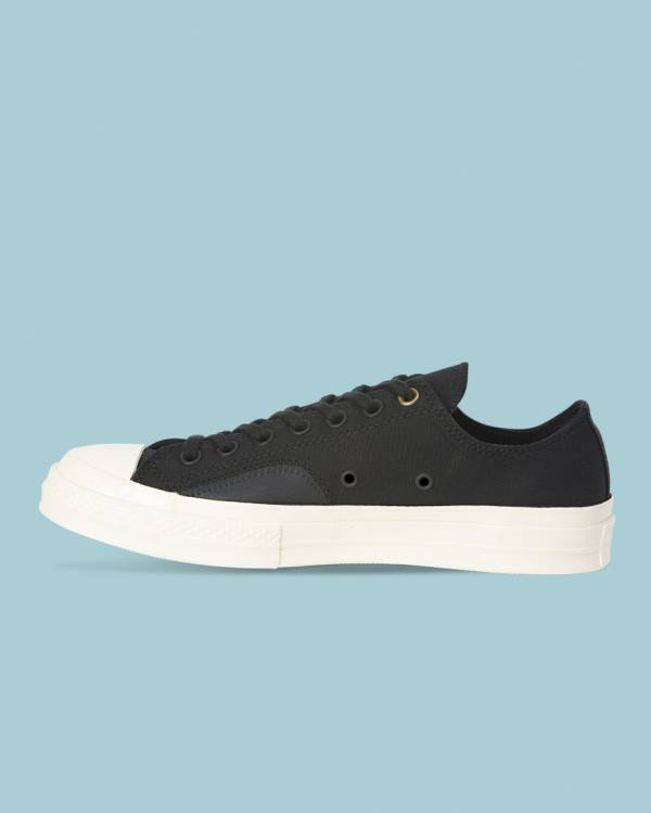 Trampki Niskie Converse Chuck 70 Clean N Preme Czarne | CV-591DSP