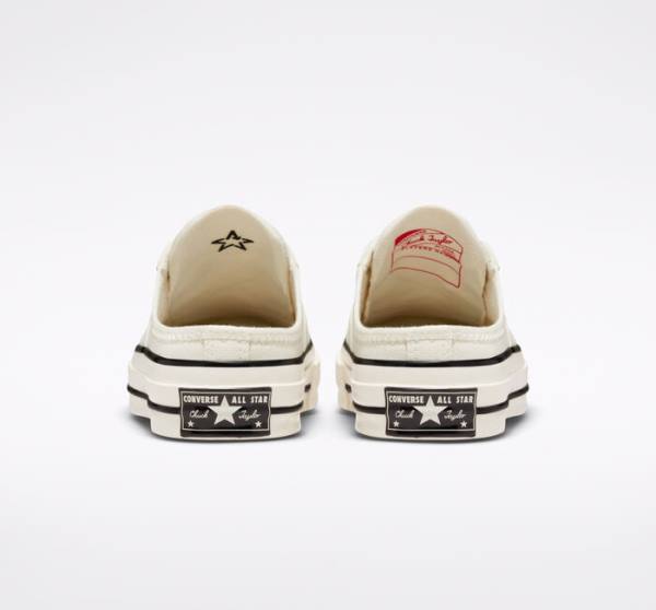 Trampki Niskie Converse Chuck 70 Mule Czarne | CV-438UOY