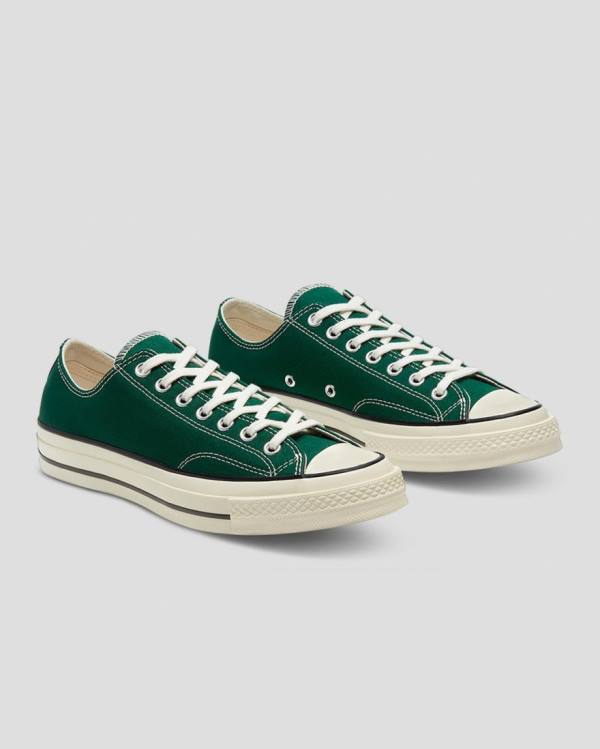 Trampki Niskie Converse Chuck 70 Organic Płócienne Zielone | CV-974MNL