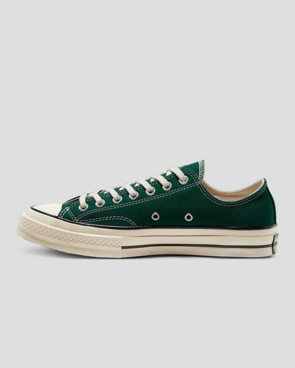 Trampki Niskie Converse Chuck 70 Organic Płócienne Zielone | CV-974MNL