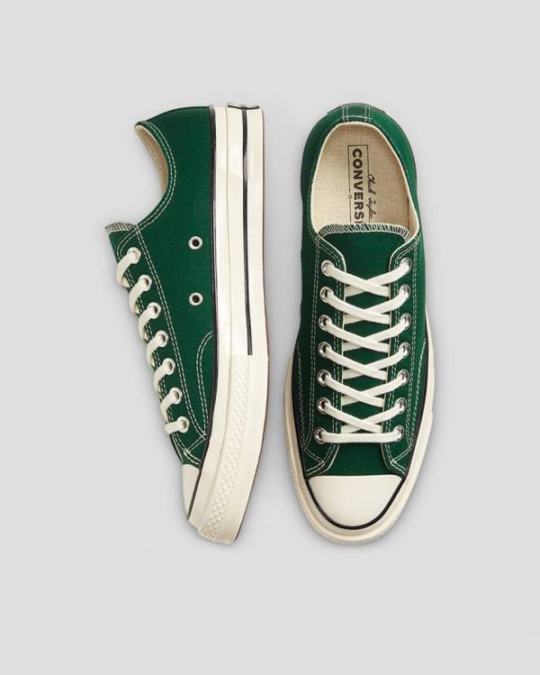 Trampki Niskie Converse Chuck 70 Organic Płócienne Zielone | CV-974MNL