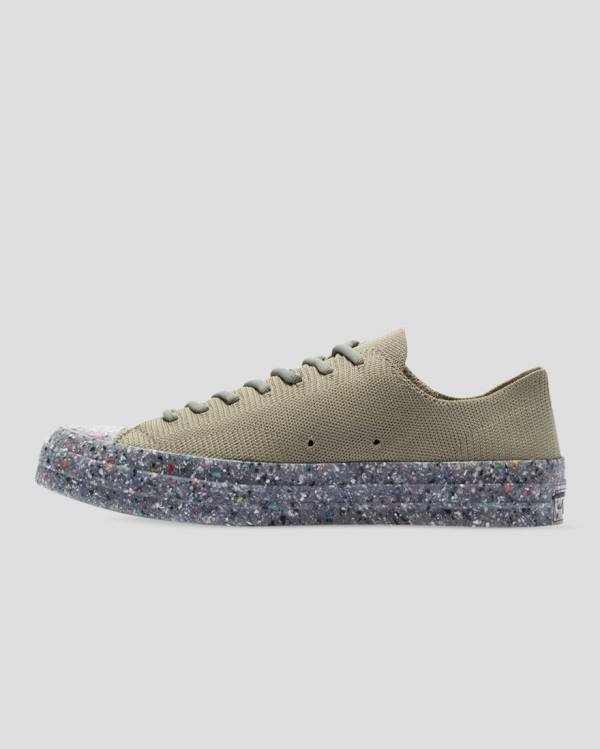 Trampki Niskie Converse Chuck 70 Renew Knit Zielone | CV-348HMO