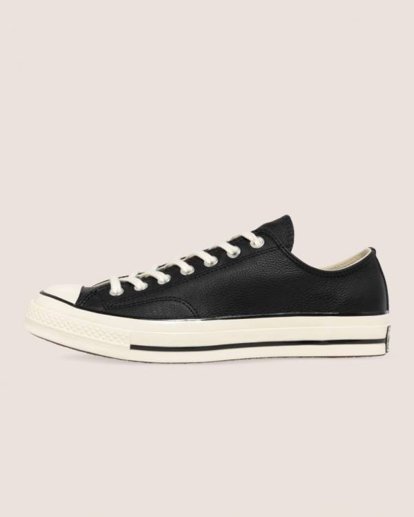Trampki Niskie Converse Chuck 70 Seasonal Skórzane Czarne | CV-923BIT