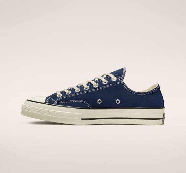 Trampki Niskie Converse Chuck 70 Tonal Polyester Granatowe Czarne | CV-785SGY