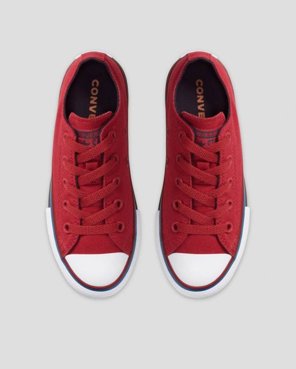 Trampki Niskie Converse Chuck Taylor All Star Multi Stripe Czerwone | CV-056MWR