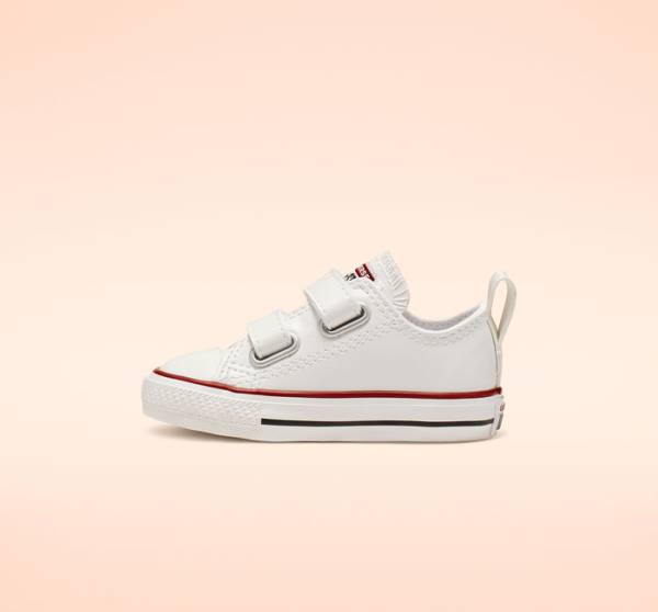 Trampki Niskie Converse Chuck Taylor All Star Easy-On Skórzane Białe | CV-068NEG