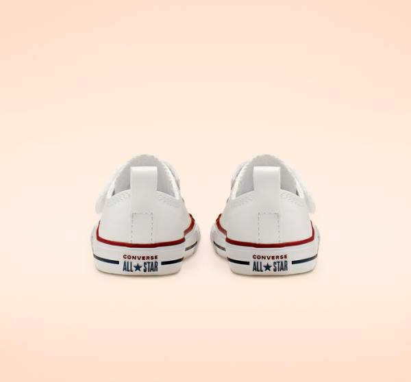 Trampki Niskie Converse Chuck Taylor All Star Easy-On Skórzane Białe | CV-068NEG