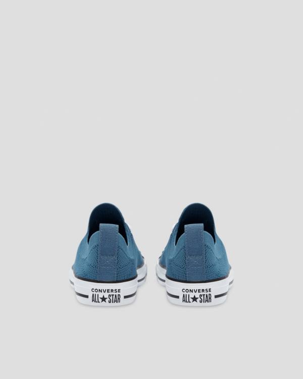 Trampki Niskie Converse Chuck Taylor All Star Shoreline Knit Glitter Niebieskie | CV-082TOP
