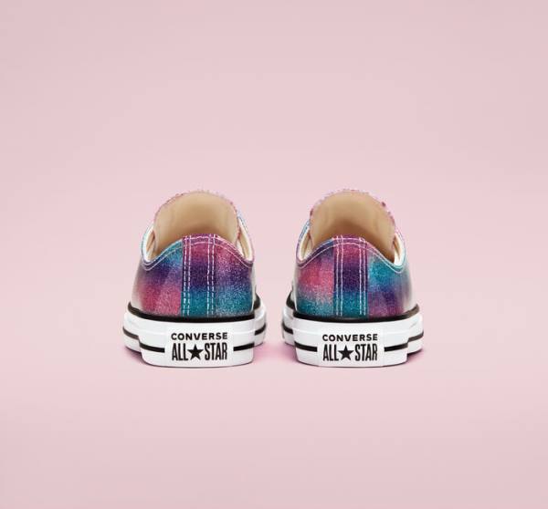 Trampki Niskie Converse Chuck Taylor All Star Glitter Drip Białe Beżowe Białe | CV-086PNU