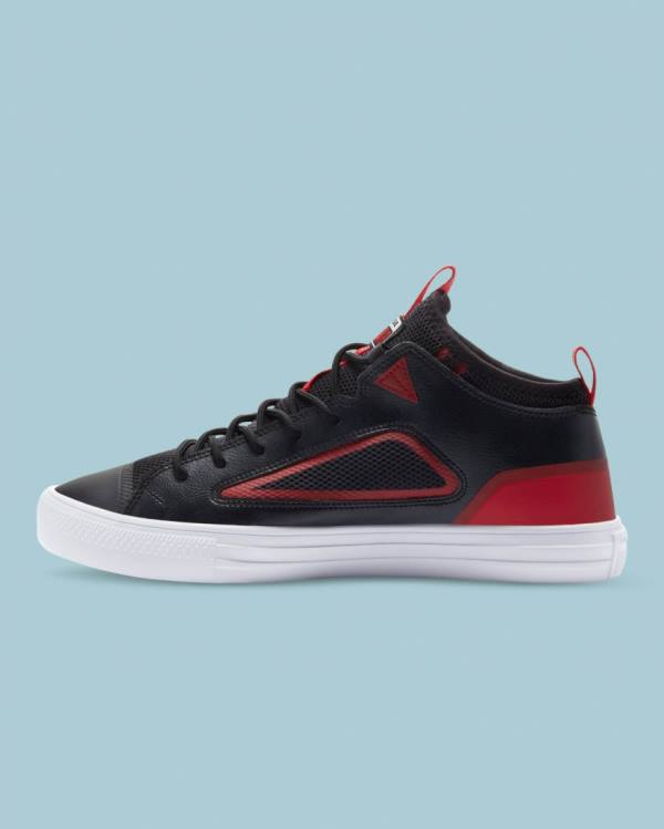 Trampki Niskie Converse Chuck Taylor All Star Ultra Czarne Czerwone | CV-320BHZ
