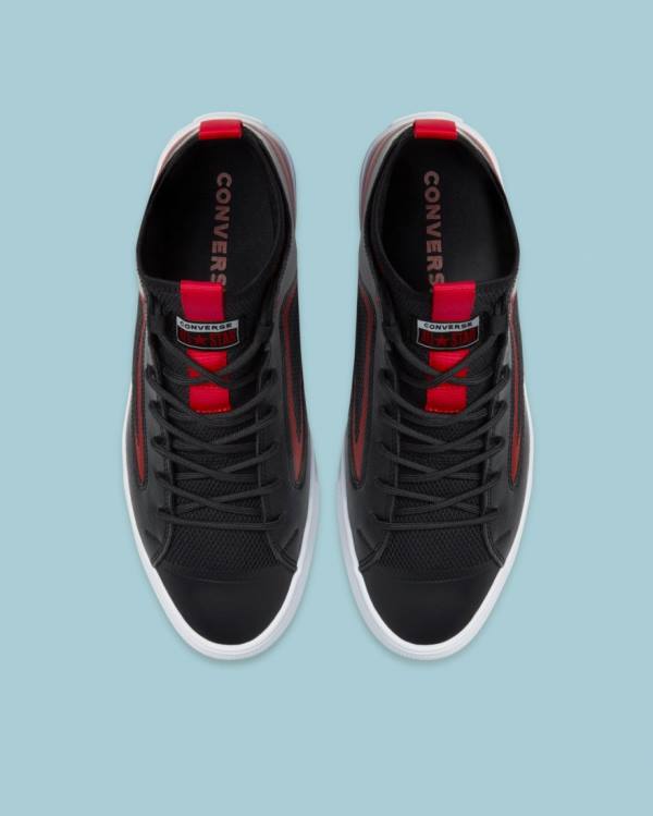 Trampki Niskie Converse Chuck Taylor All Star Ultra Czarne Czerwone | CV-320BHZ