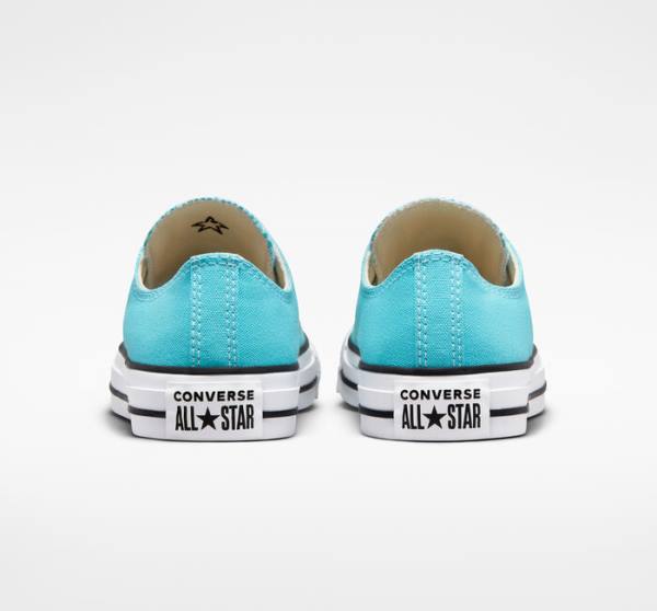 Trampki Niskie Converse Chuck Taylor All Star Seasonal Color Niebieskie Białe Czarne | CV-346KWG