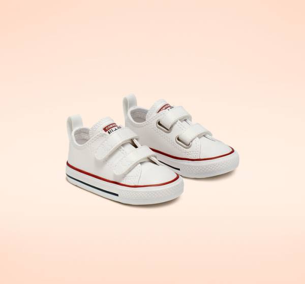 Trampki Niskie Converse Chuck Taylor All Star Easy-On Skórzane Białe | CV-480JGH