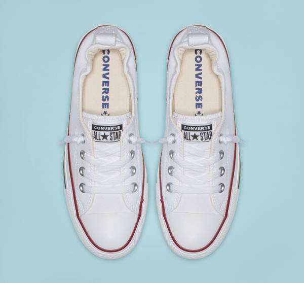 Trampki Niskie Converse Chuck Taylor All Star Shoreline White Slip On Białe | CV-483QBU