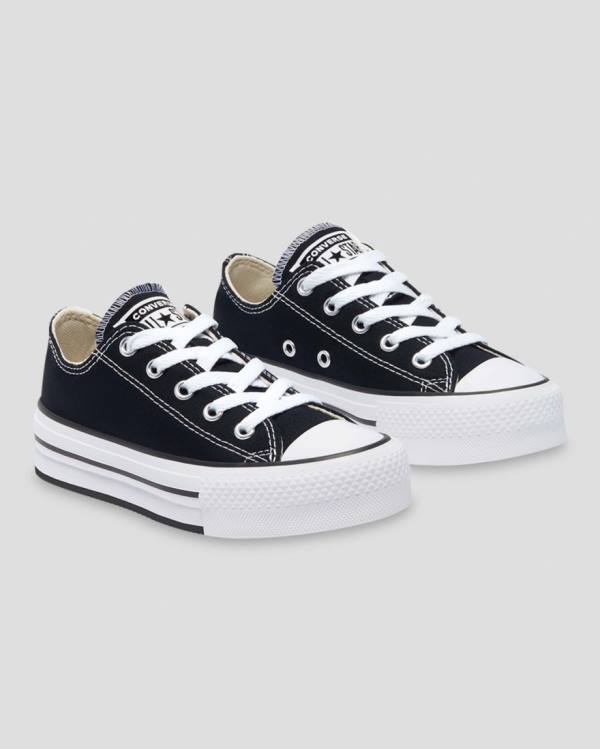 Trampki Niskie Converse Chuck Taylor All Star EVA Platformie Czarne | CV-510NYO