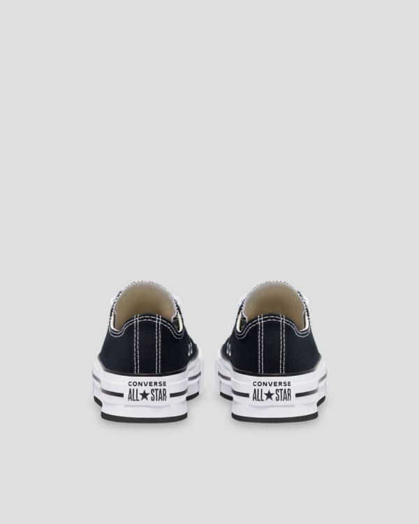 Trampki Niskie Converse Chuck Taylor All Star EVA Platformie Czarne | CV-510NYO