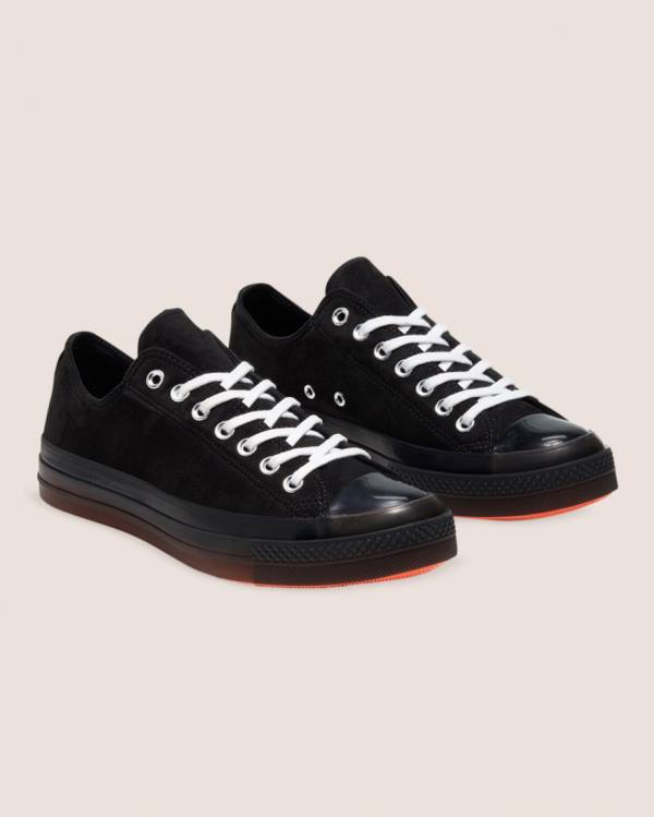 Trampki Niskie Converse Chuck Taylor All Star CX Stretch Zamszowe Czarne | CV-630RMZ
