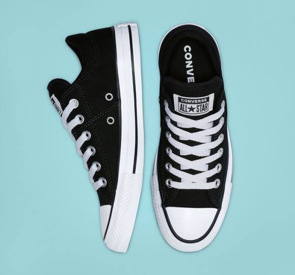 Trampki Niskie Converse Chuck Taylor All Star Madison Czarne Białe | CV-698JQR