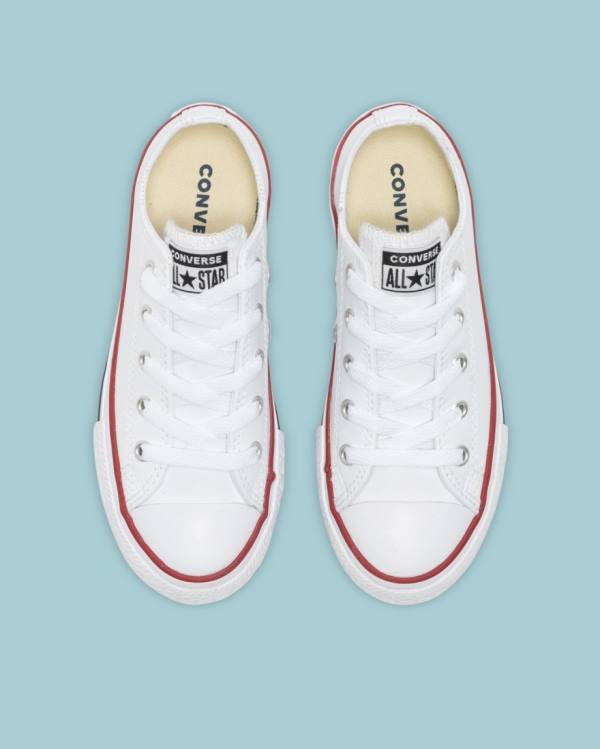 Trampki Niskie Converse Chuck Taylor All Star Skórzane Białe | CV-723DLI