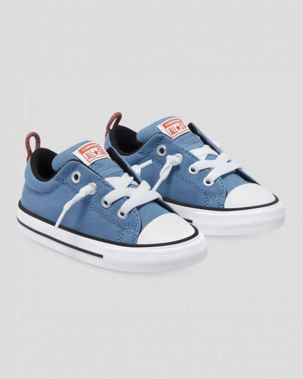 Trampki Niskie Converse Chuck Taylor All Star Streetwear Slip Niebieskie | CV-726UQY