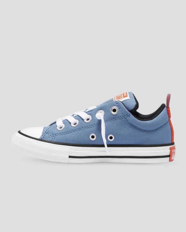 Trampki Niskie Converse Chuck Taylor All Star Streetwear Slip Niebieskie | CV-726UQY