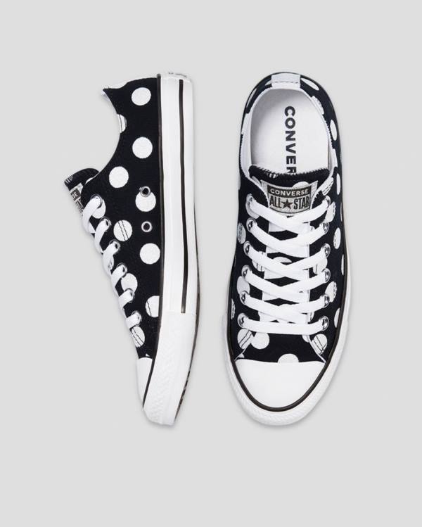 Trampki Niskie Converse Chuck Taylor All Star Glitter Shine Czarne | CV-759PEN