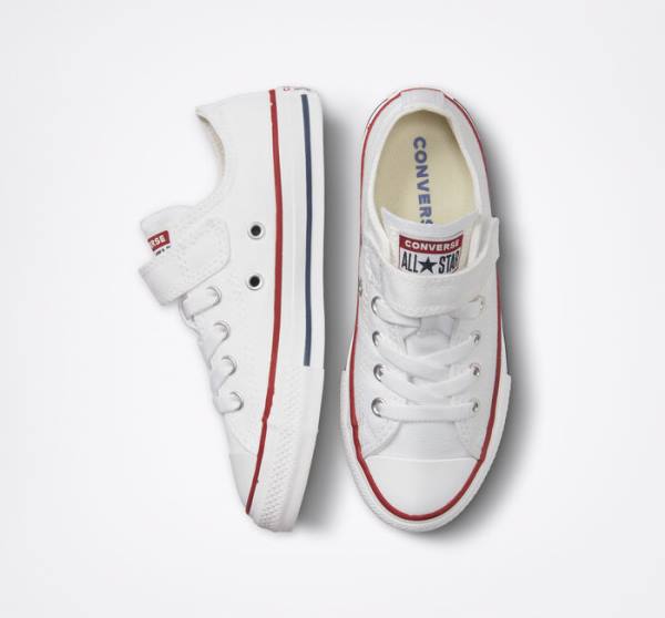 Trampki Niskie Converse Chuck Taylor All Star Easy-On Białe Białe Beżowe | CV-814ISA