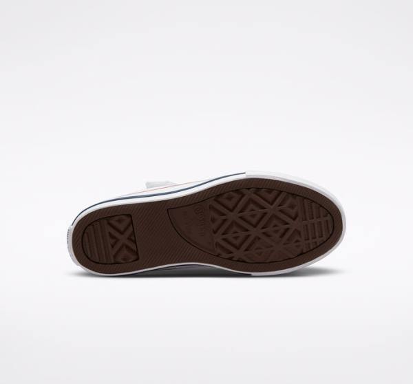 Trampki Niskie Converse Chuck Taylor All Star Easy-On Białe Białe Beżowe | CV-814ISA