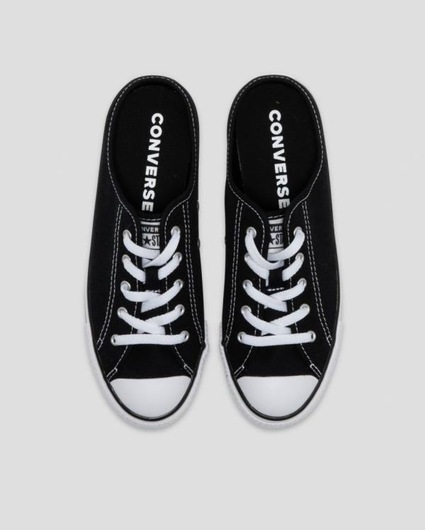 Trampki Niskie Converse Chuck Taylor Dainty Mule Slip Czarne | CV-264HEU