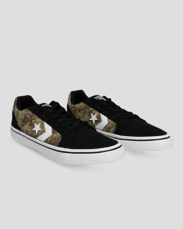 Trampki Niskie Converse El Distrito Mix And Match Czarne Camo | CV-283DXR
