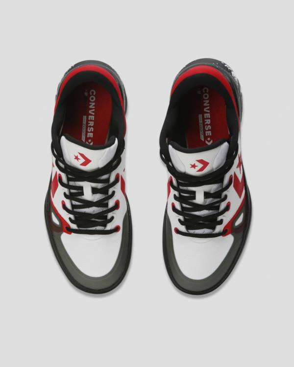 Trampki Niskie Converse G4 Rivals Białe Czerwone Czarne | CV-915OTE