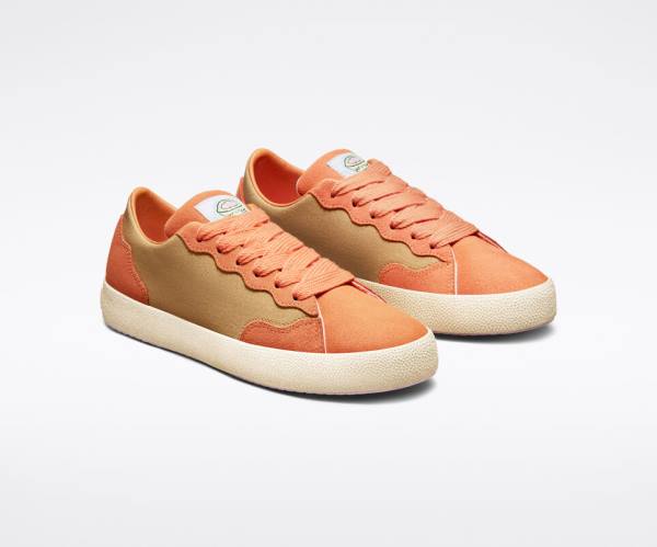 Trampki Niskie Converse GOLF le FLEUR GLF 2.0 Jasny Żółte Miedź Brązowe Białe | CV-876XCL